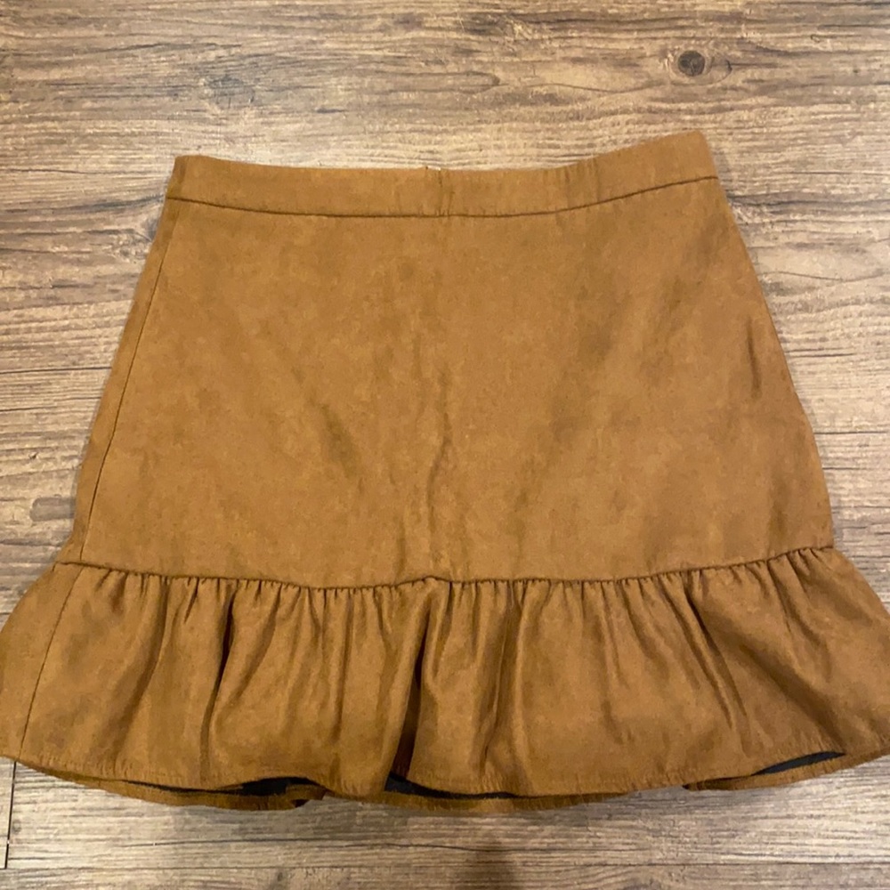 Suede Skirt